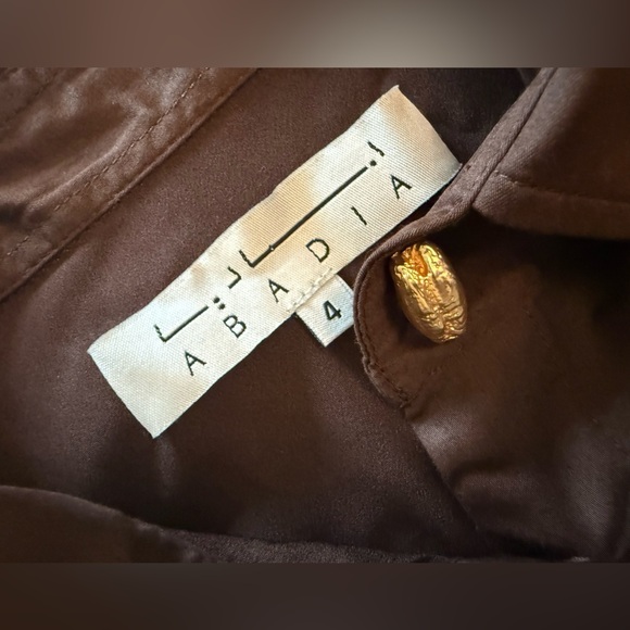 ABADIA Sama Gathered Cotton-Poplin Maxi Shirt Dress in Brown Size 4 Retail $850 - Picture 11 of 15
